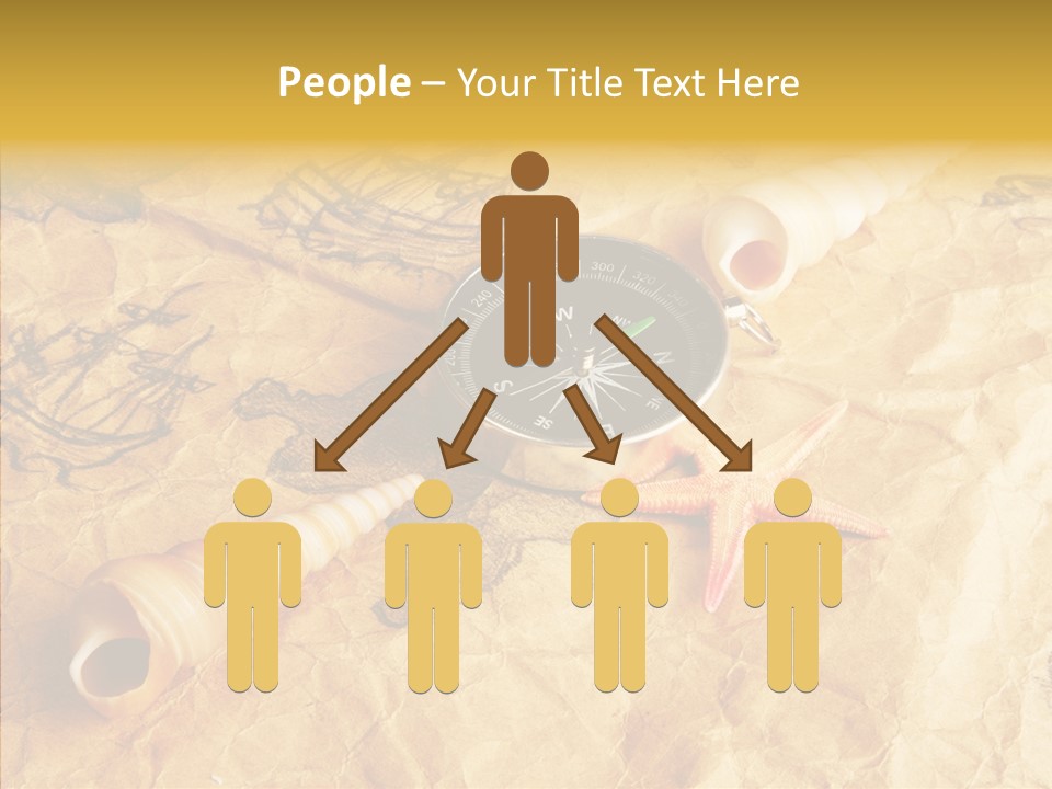 Nautical Compass Idea PowerPoint Template