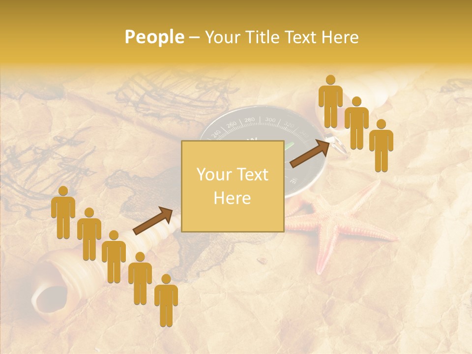 Nautical Compass Idea PowerPoint Template