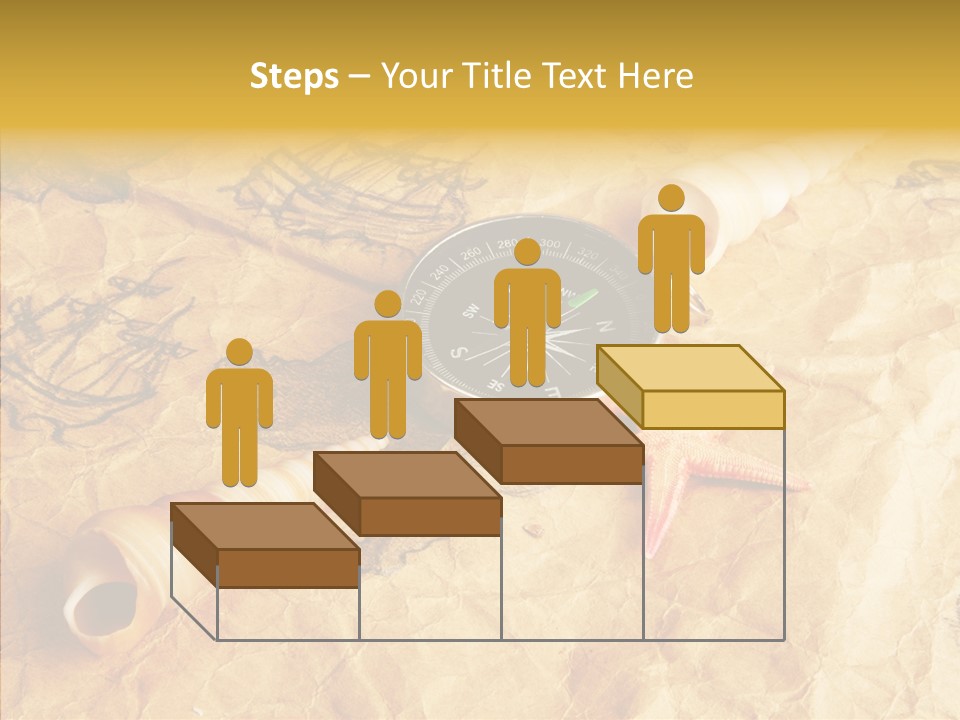 Nautical Compass Idea PowerPoint Template
