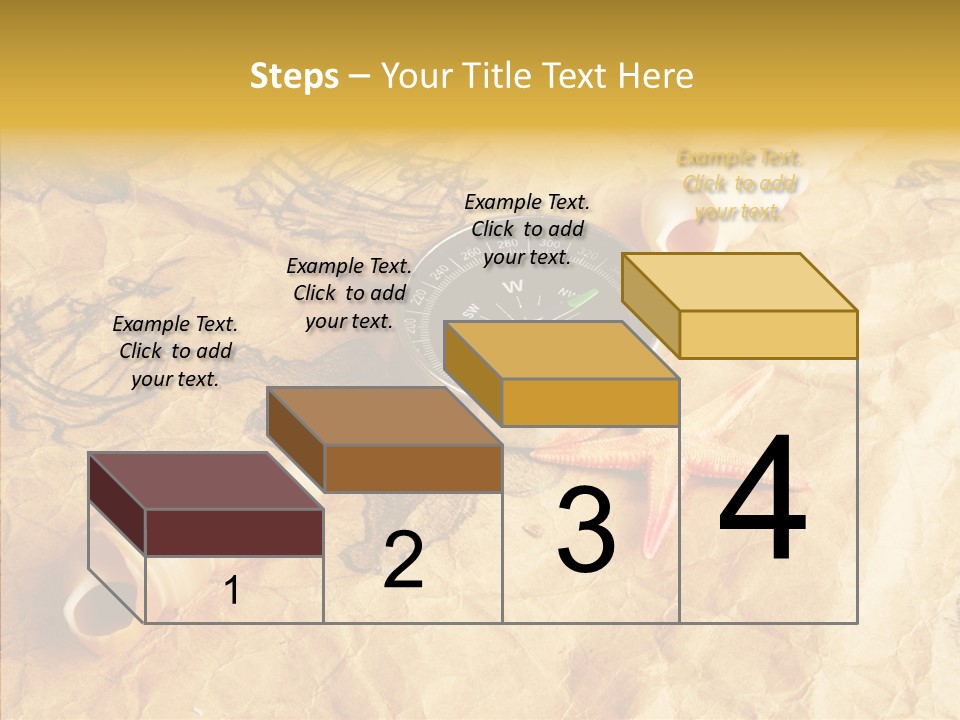 Nautical Compass Idea PowerPoint Template