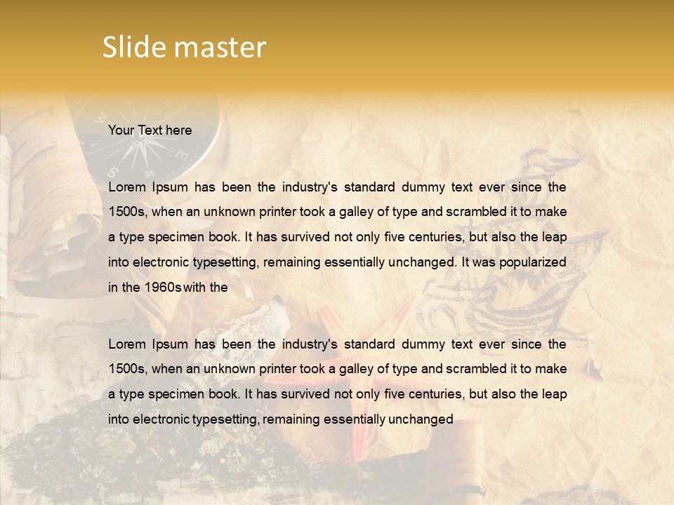 History Header PowerPoint Template