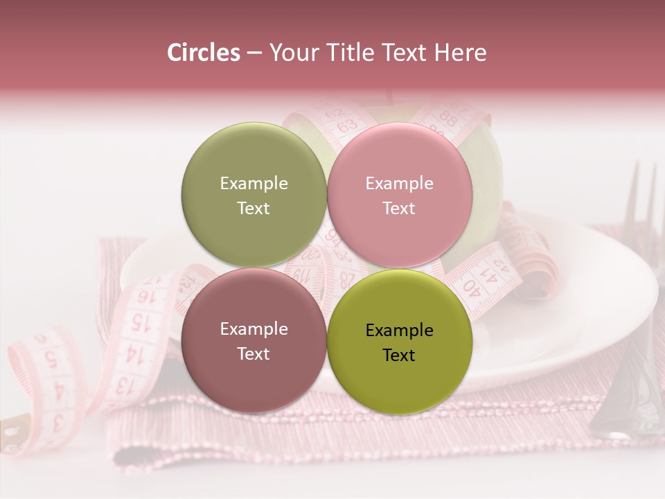 Apple Fork White PowerPoint Template