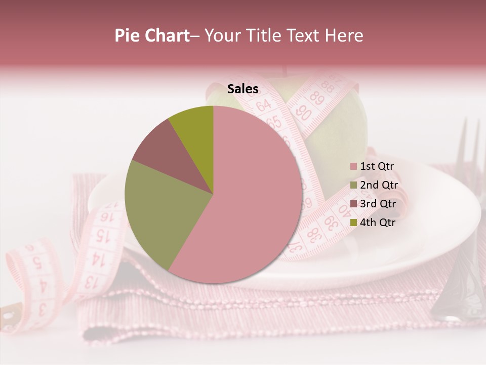 Apple Fork White PowerPoint Template