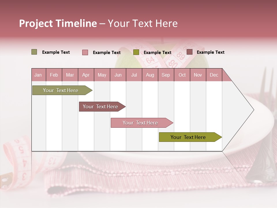 Apple Fork White PowerPoint Template