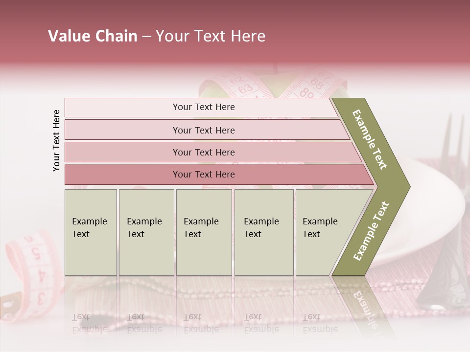 Apple Fork White PowerPoint Template