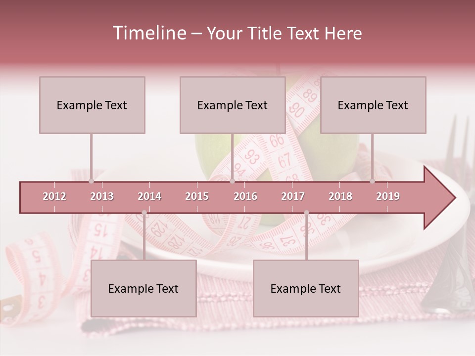 Apple Fork White PowerPoint Template