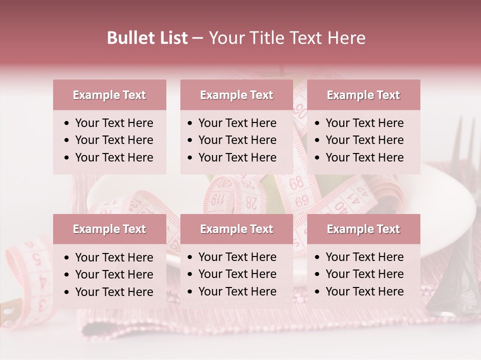 Apple Fork White PowerPoint Template