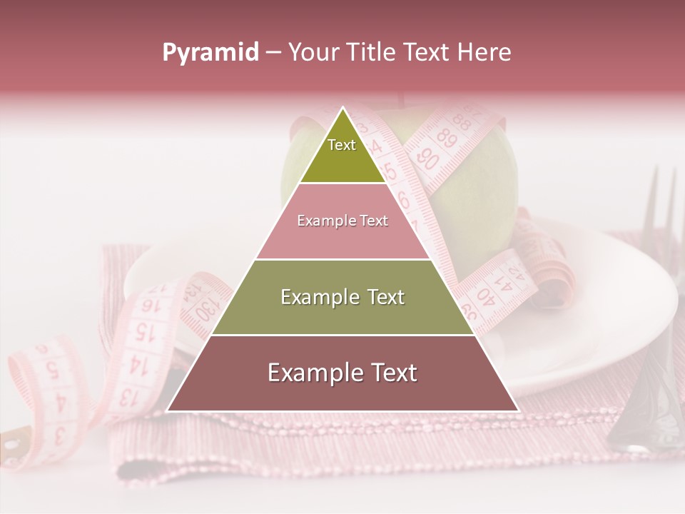 Apple Fork White PowerPoint Template