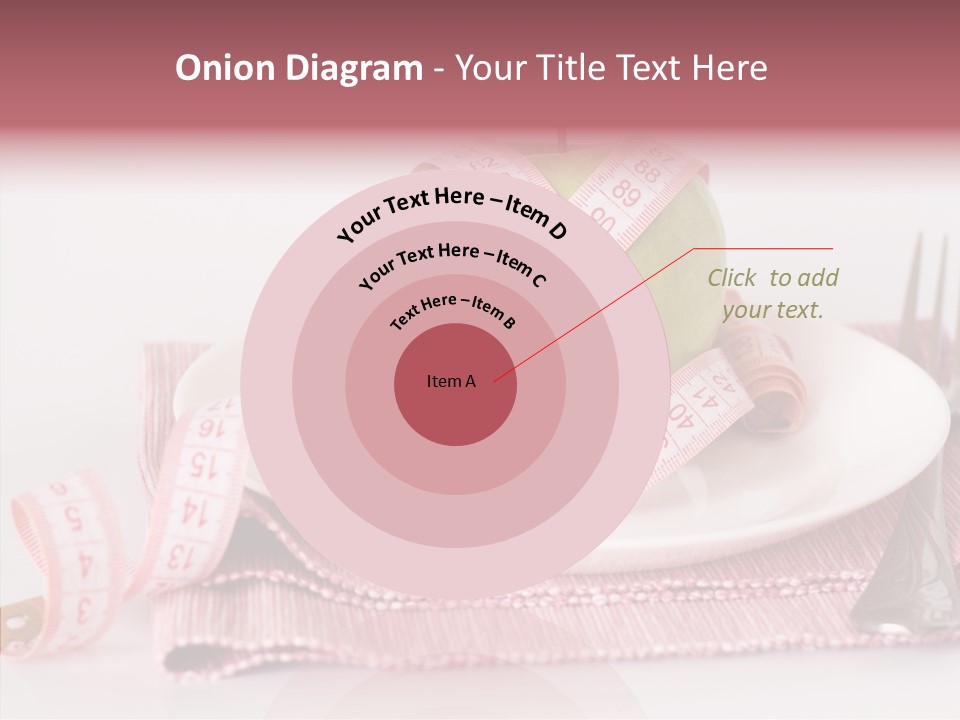 Apple Fork White PowerPoint Template