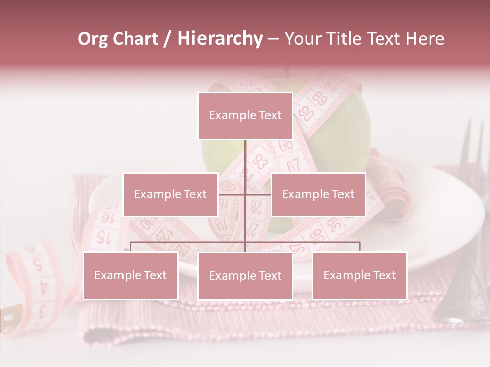 Apple Fork White PowerPoint Template