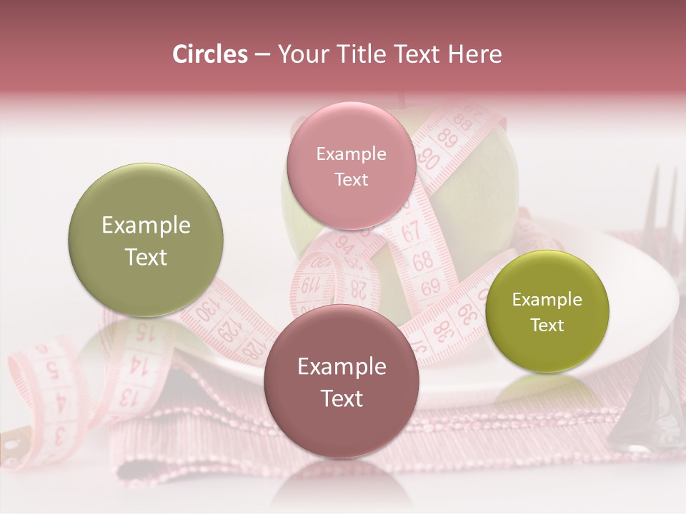 Apple Fork White PowerPoint Template