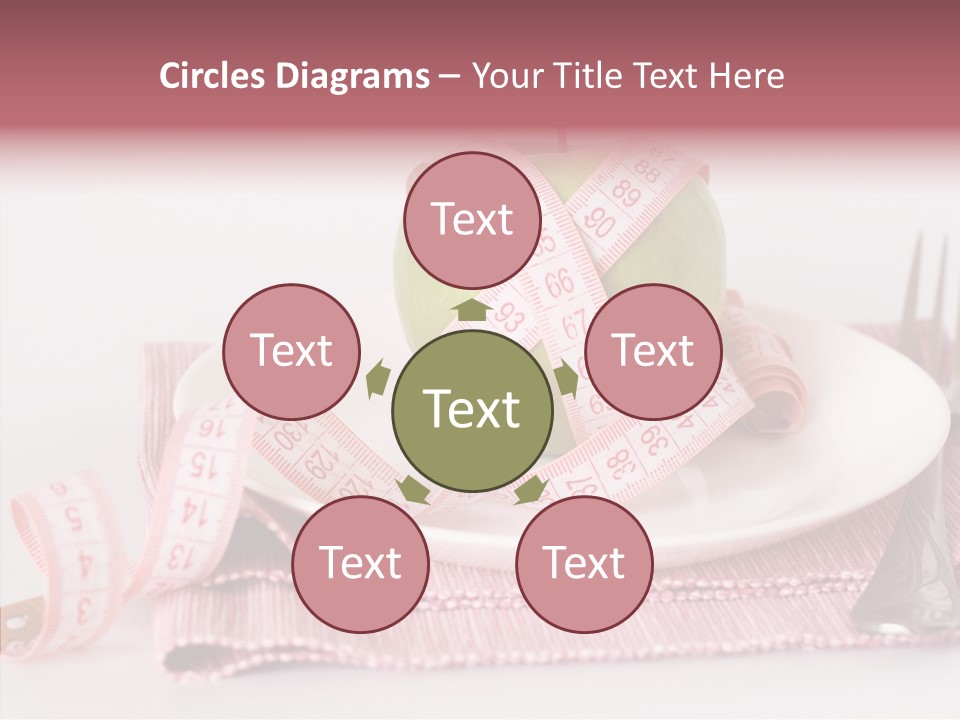 Apple Fork White PowerPoint Template