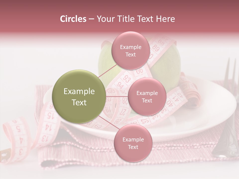 Apple Fork White PowerPoint Template