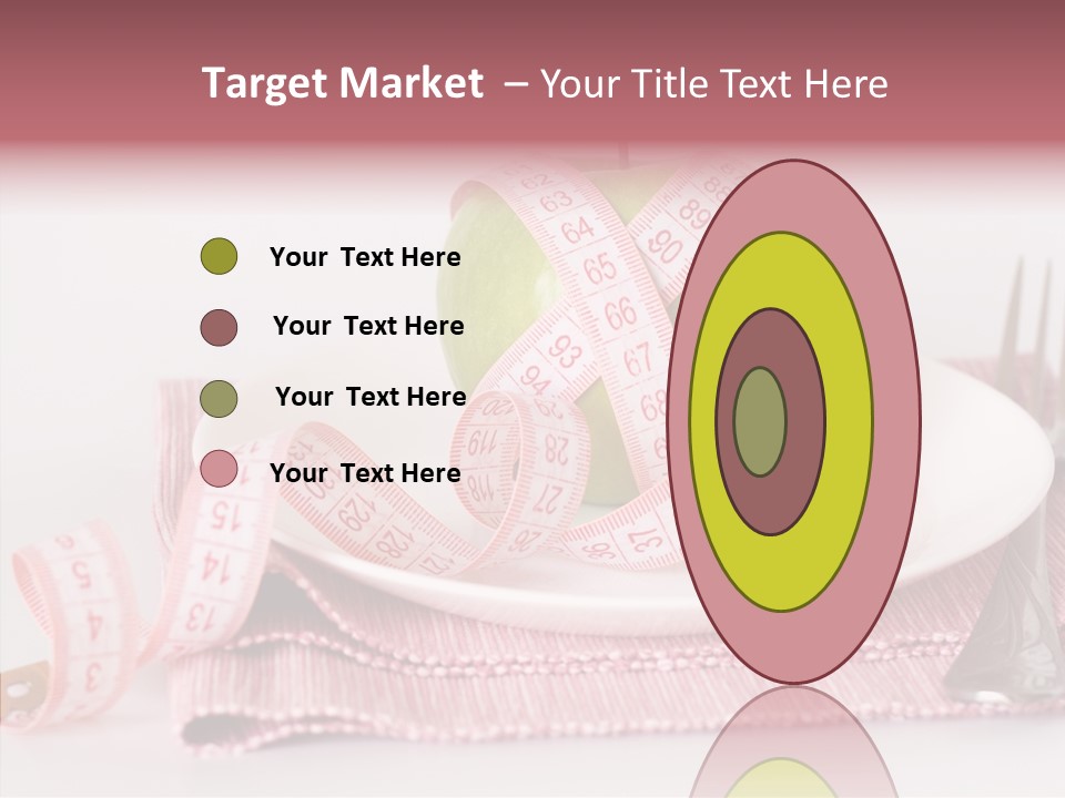 Apple Fork White PowerPoint Template