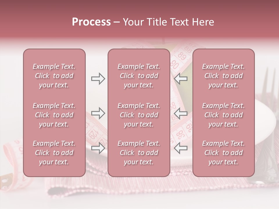 Apple Fork White PowerPoint Template