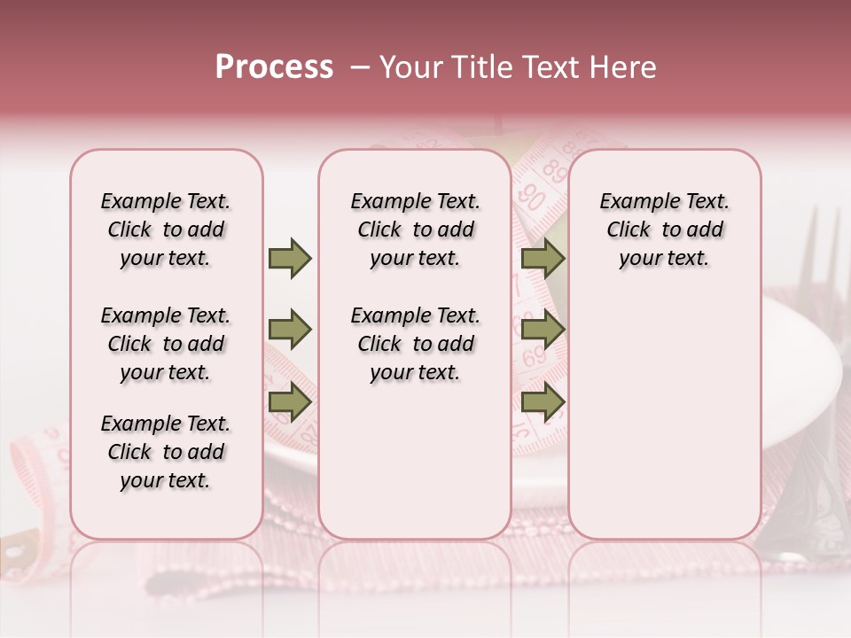 Apple Fork White PowerPoint Template