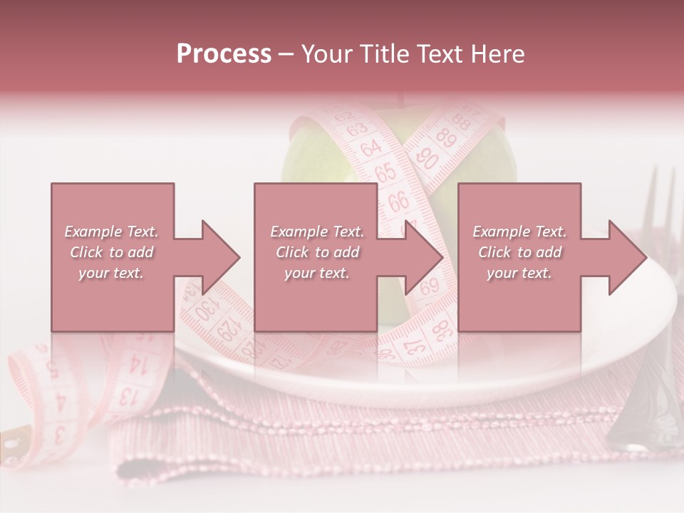 Apple Fork White PowerPoint Template