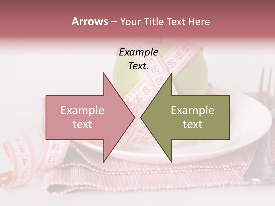 Apple Fork White PowerPoint Template