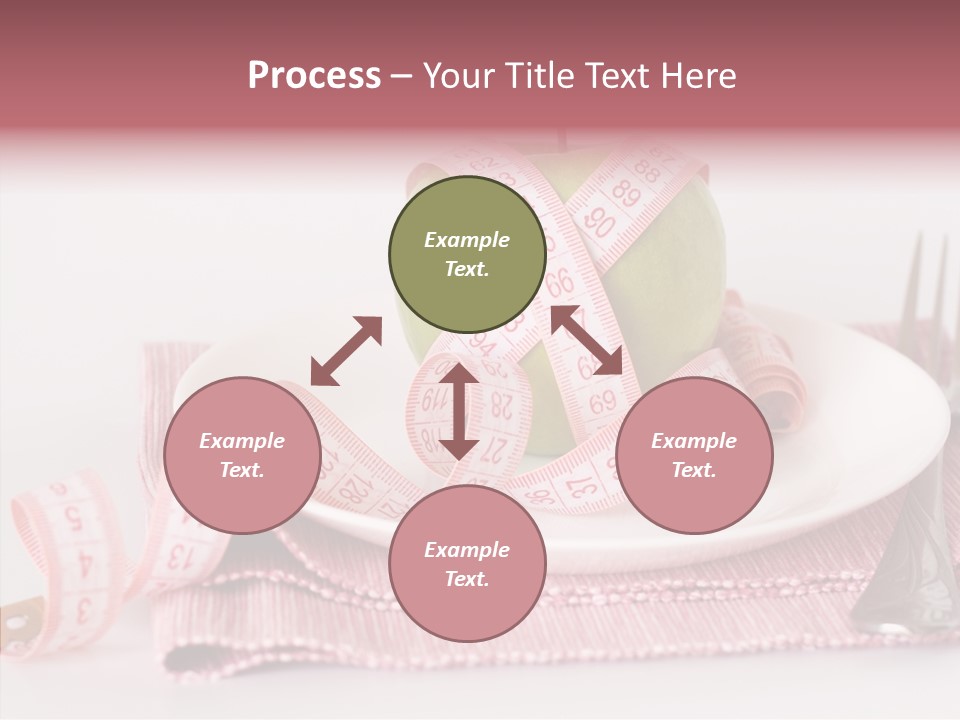 Apple Fork White PowerPoint Template