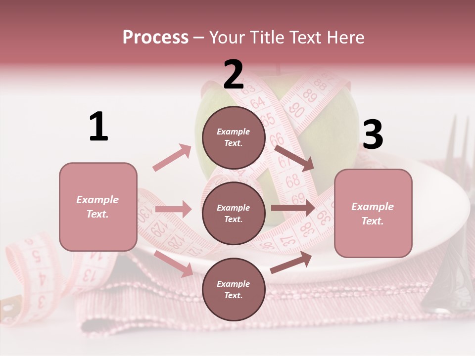 Apple Fork White PowerPoint Template