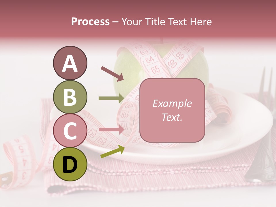 Apple Fork White PowerPoint Template