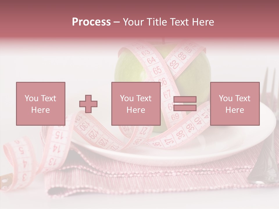 Apple Fork White PowerPoint Template