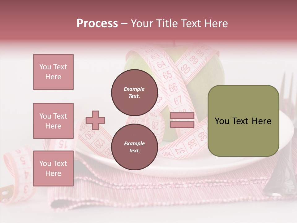 Apple Fork White PowerPoint Template