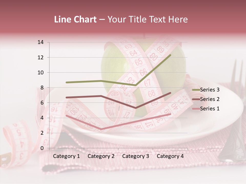 Apple Fork White PowerPoint Template