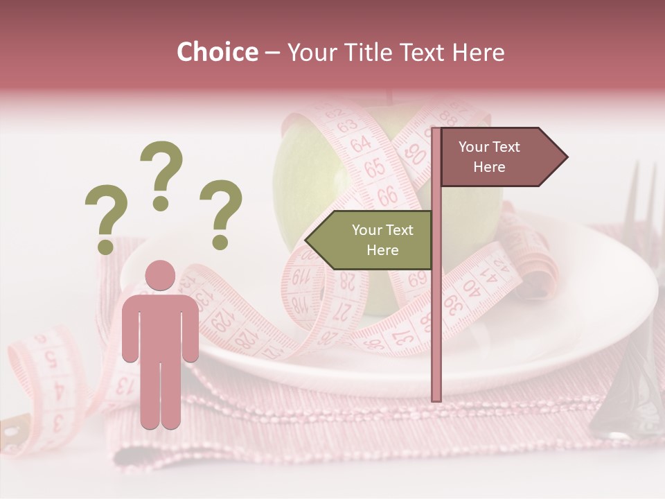 Apple Fork White PowerPoint Template