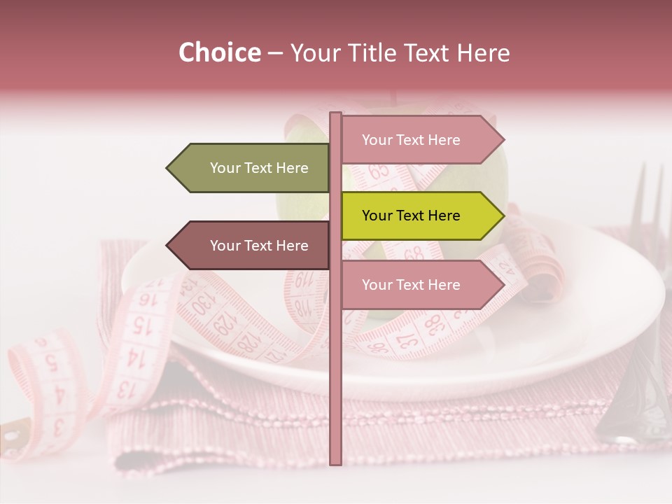 Apple Fork White PowerPoint Template