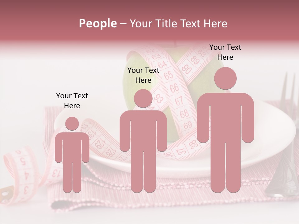 Apple Fork White PowerPoint Template