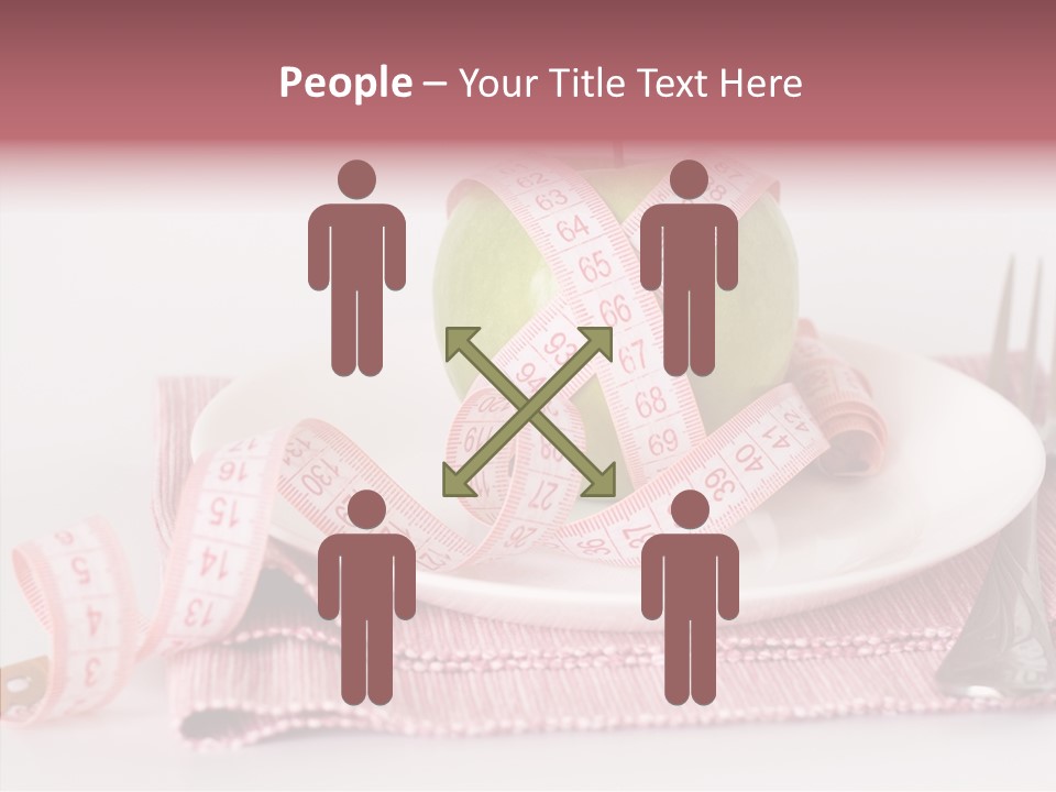 Apple Fork White PowerPoint Template