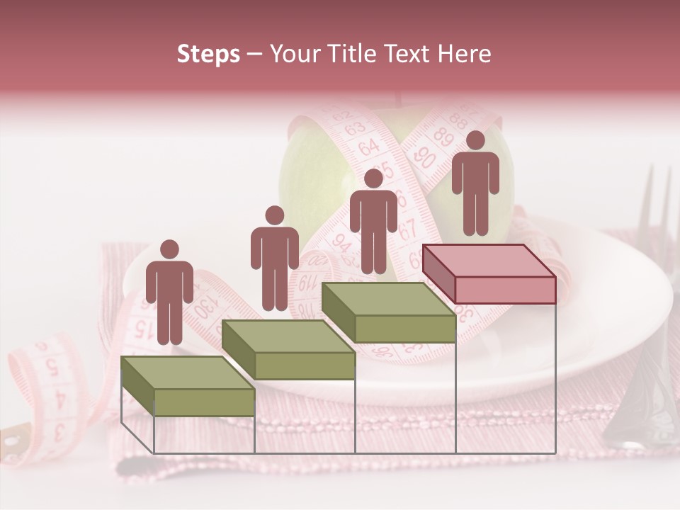 Apple Fork White PowerPoint Template