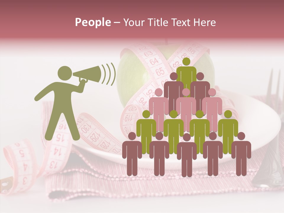 Apple Fork White PowerPoint Template