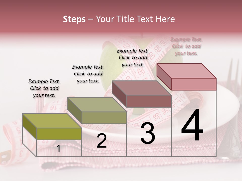 Apple Fork White PowerPoint Template