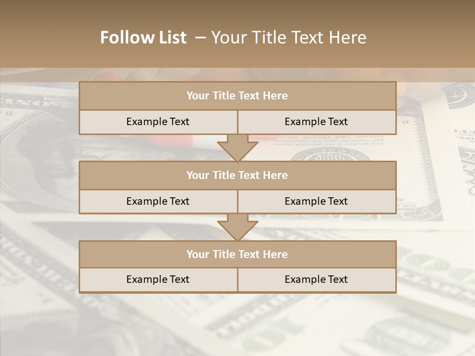 Hundred Economy Equipment PowerPoint Template