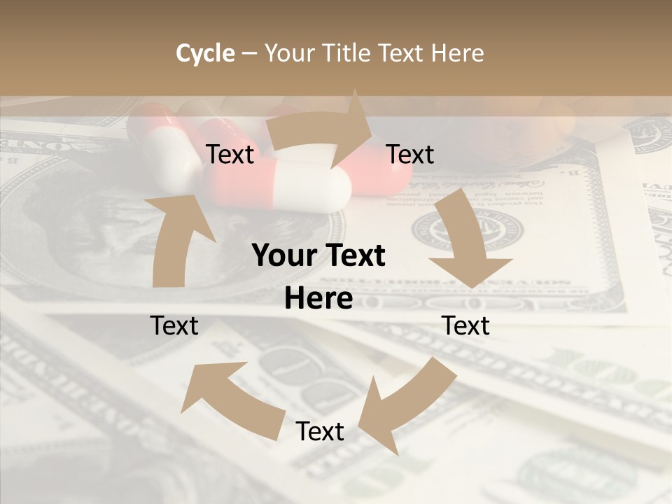 Hundred Economy Equipment PowerPoint Template