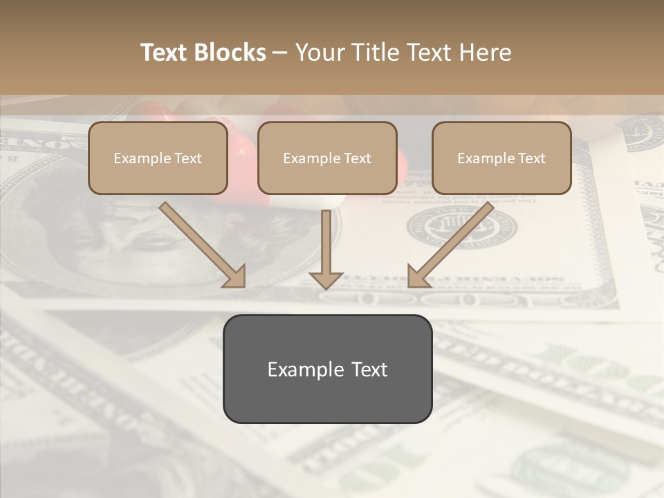 Hundred Economy Equipment PowerPoint Template