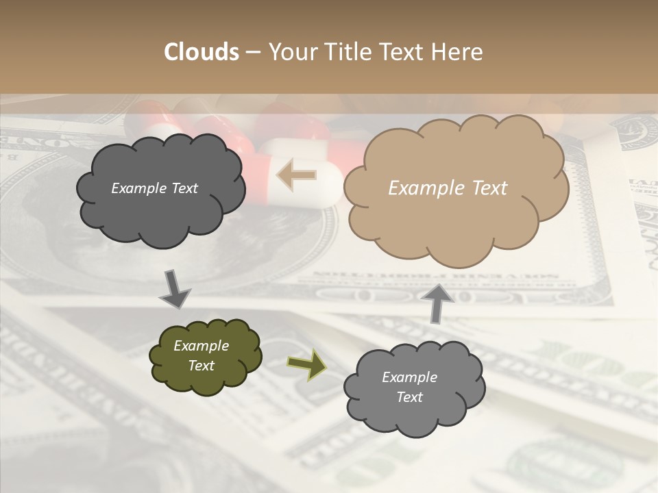 Hundred Economy Equipment PowerPoint Template