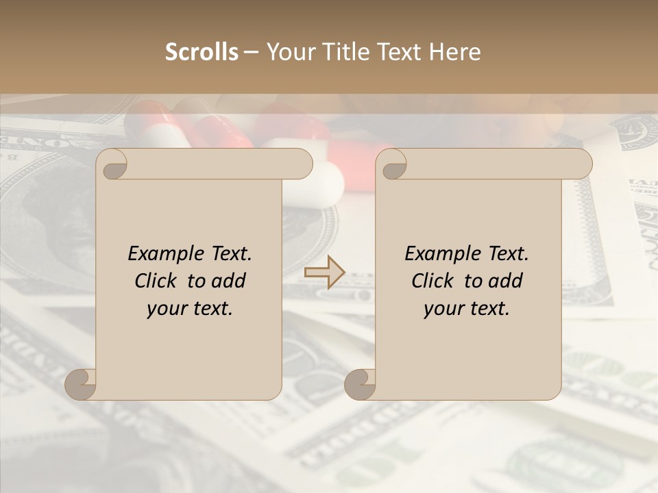 Hundred Economy Equipment PowerPoint Template