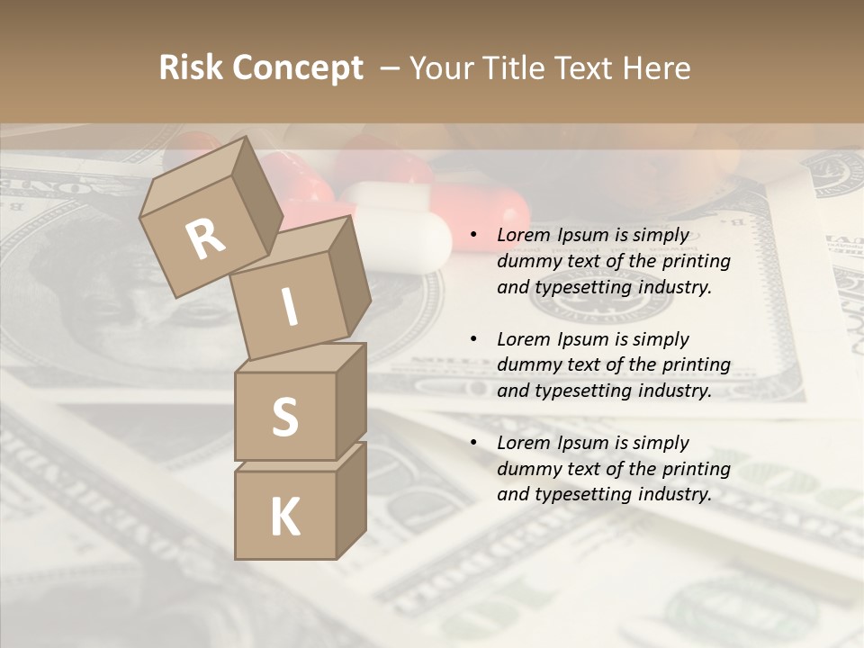 Hundred Economy Equipment PowerPoint Template