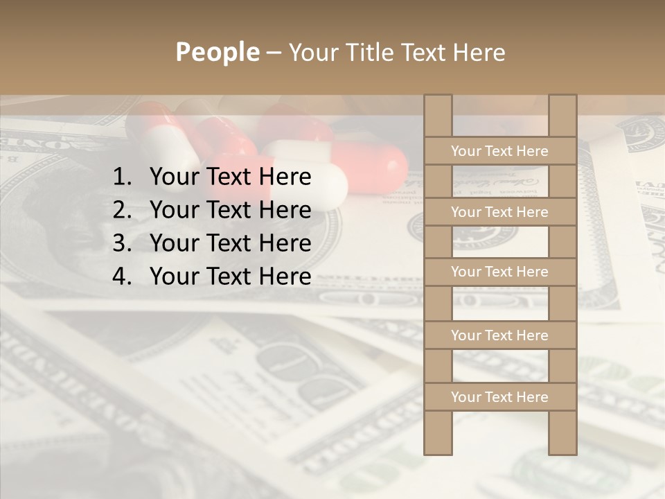 Hundred Economy Equipment PowerPoint Template