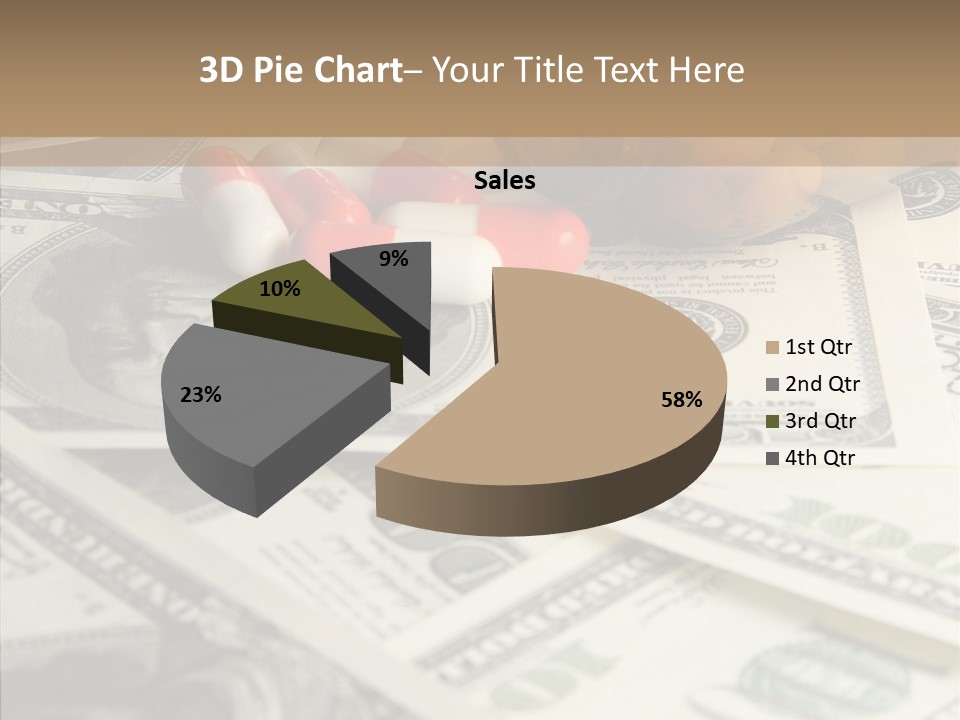 Hundred Economy Equipment PowerPoint Template