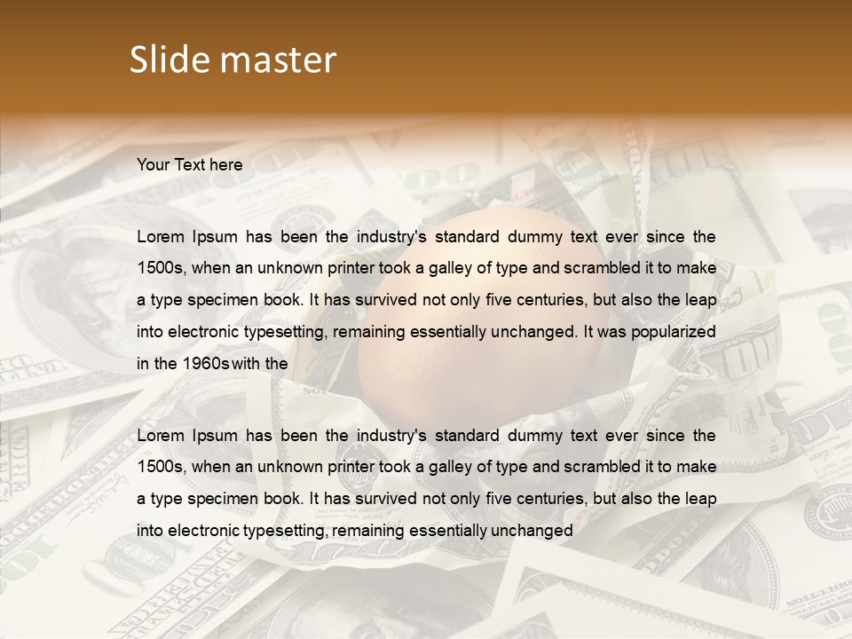 Richness Luxury Object PowerPoint Template