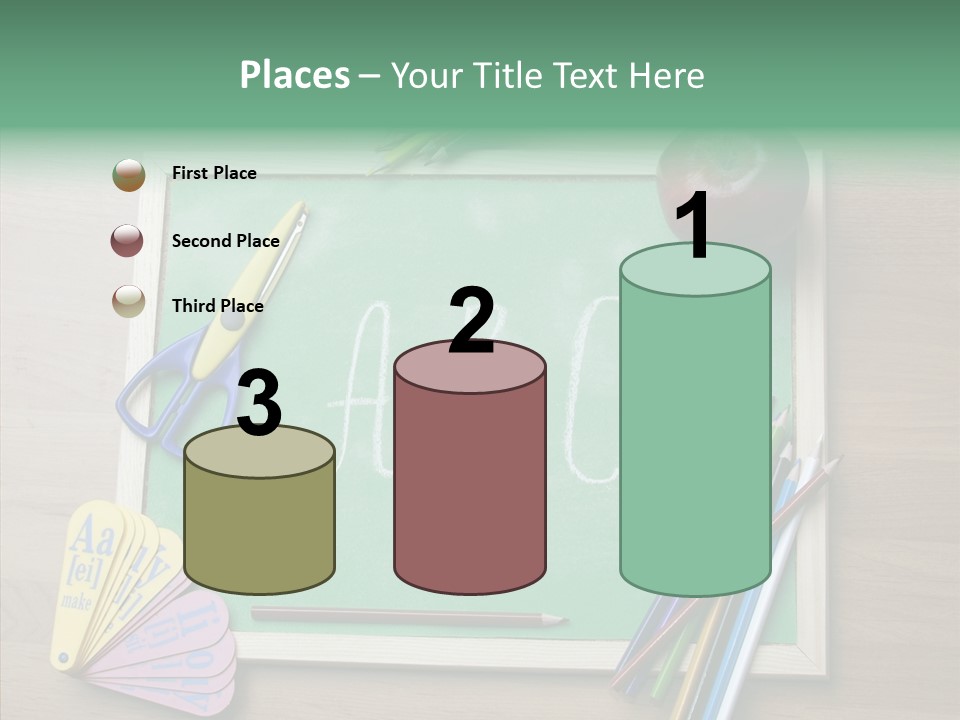 College Educate Board PowerPoint Template