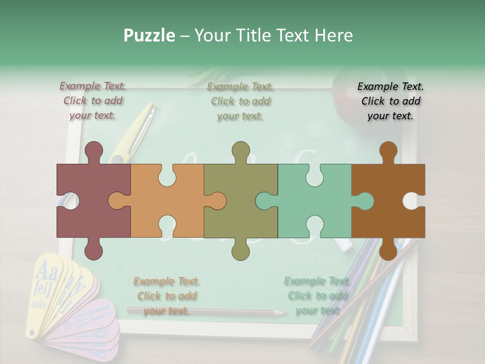 College Educate Board PowerPoint Template