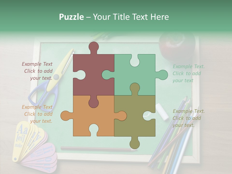 College Educate Board PowerPoint Template