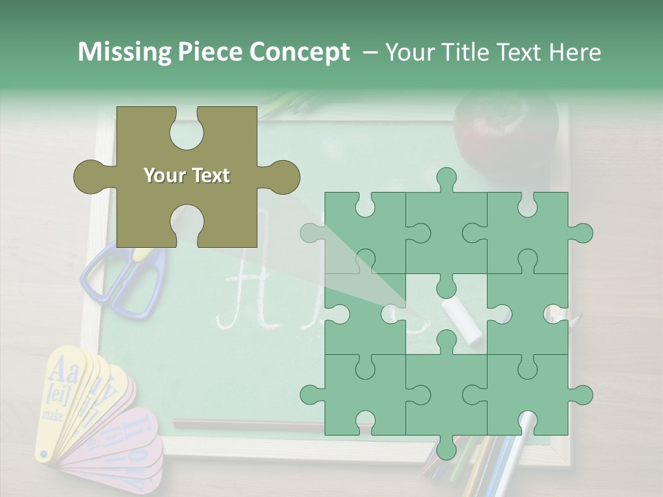 College Educate Board PowerPoint Template