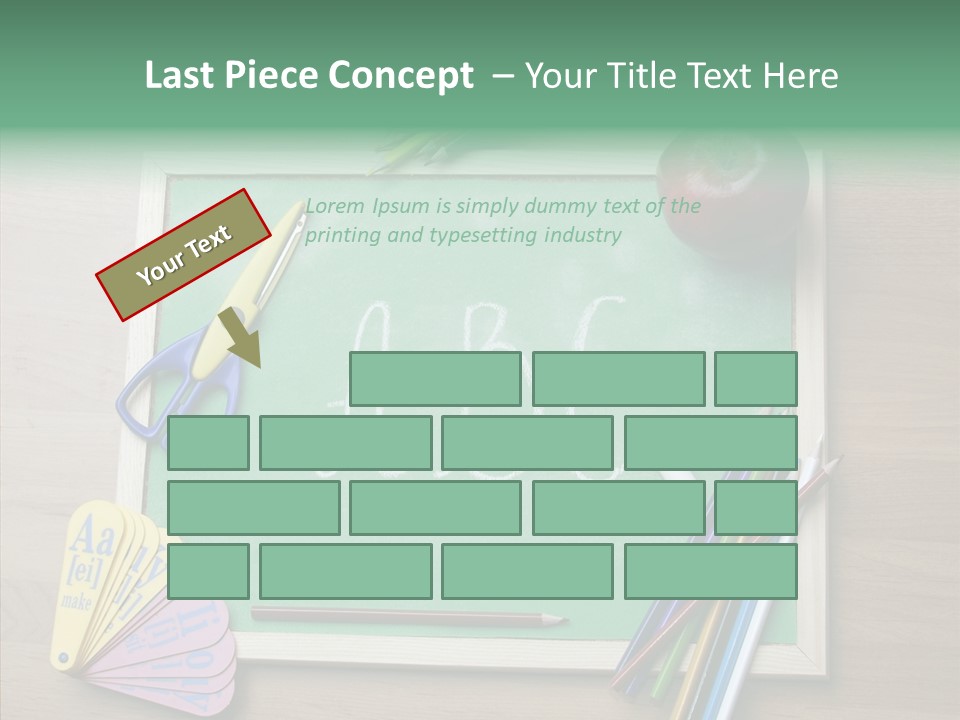 College Educate Board PowerPoint Template