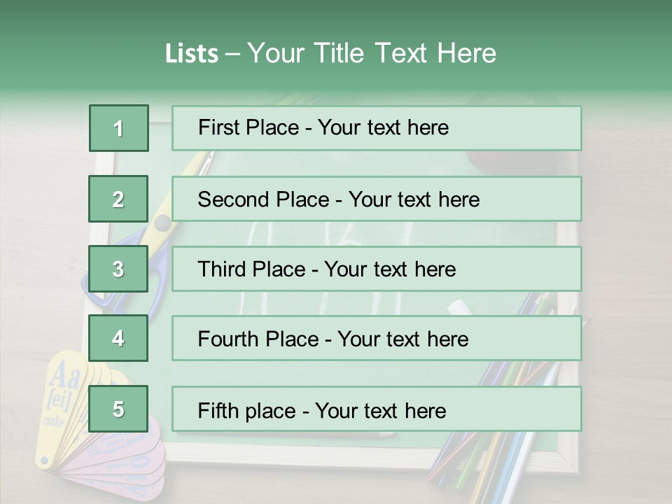 College Educate Board PowerPoint Template